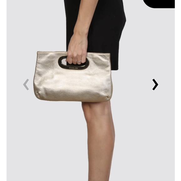 Michael Kors Berkley handle clutch - Picture 1 of 12